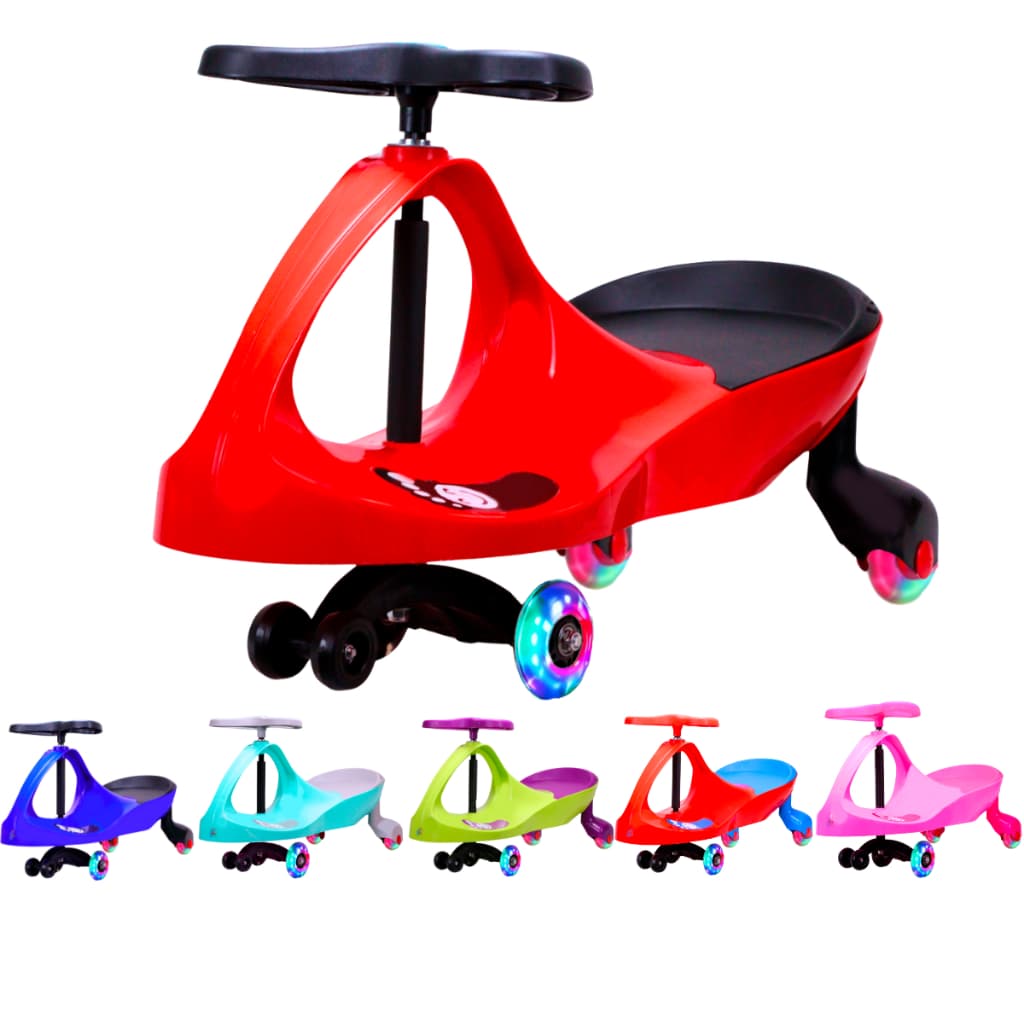 Carrinho Rolimã Zig Zag Car Roda com Led Infantil - Castela