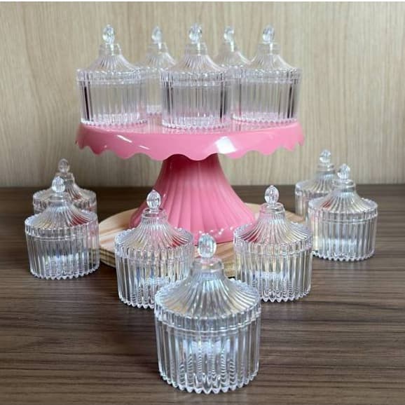 Mini Bomboniere Acrílico   7,5x5,0cm – 50  Unidades Lembrancinha Festa