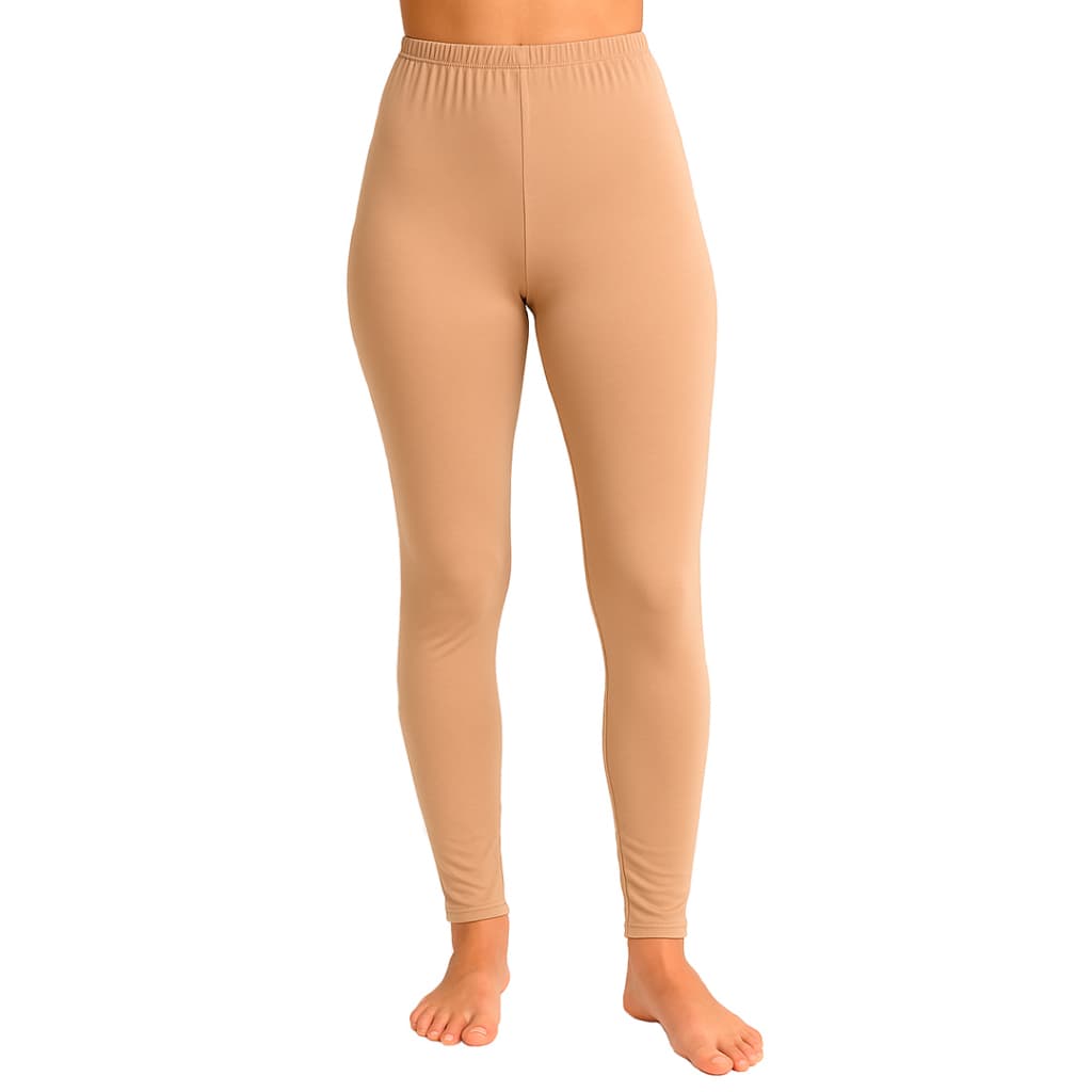 Calça Anagua Microfibra Segunda Pele Longa Anti Transparência Proteção Feminina