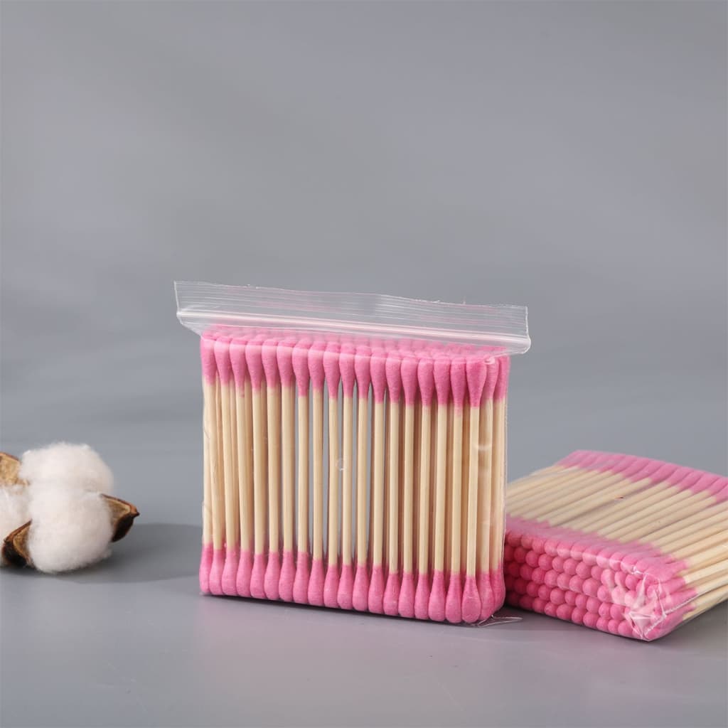 Kit Cotonete Hastes Flexíveis Bambu Orgânico Biodegradável e Ecológico