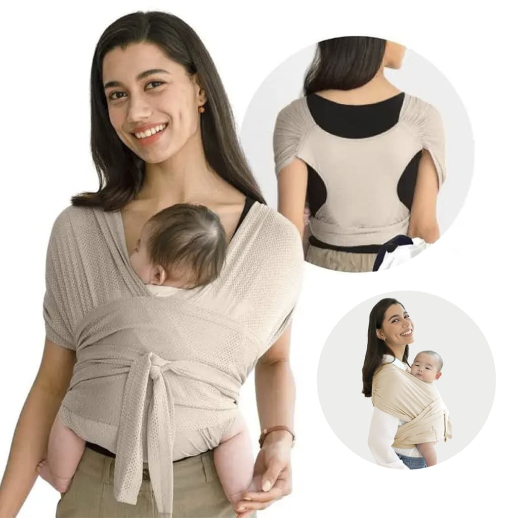 Sling Canguru de Vestir Não Precisa Amarrar 100% Confortável