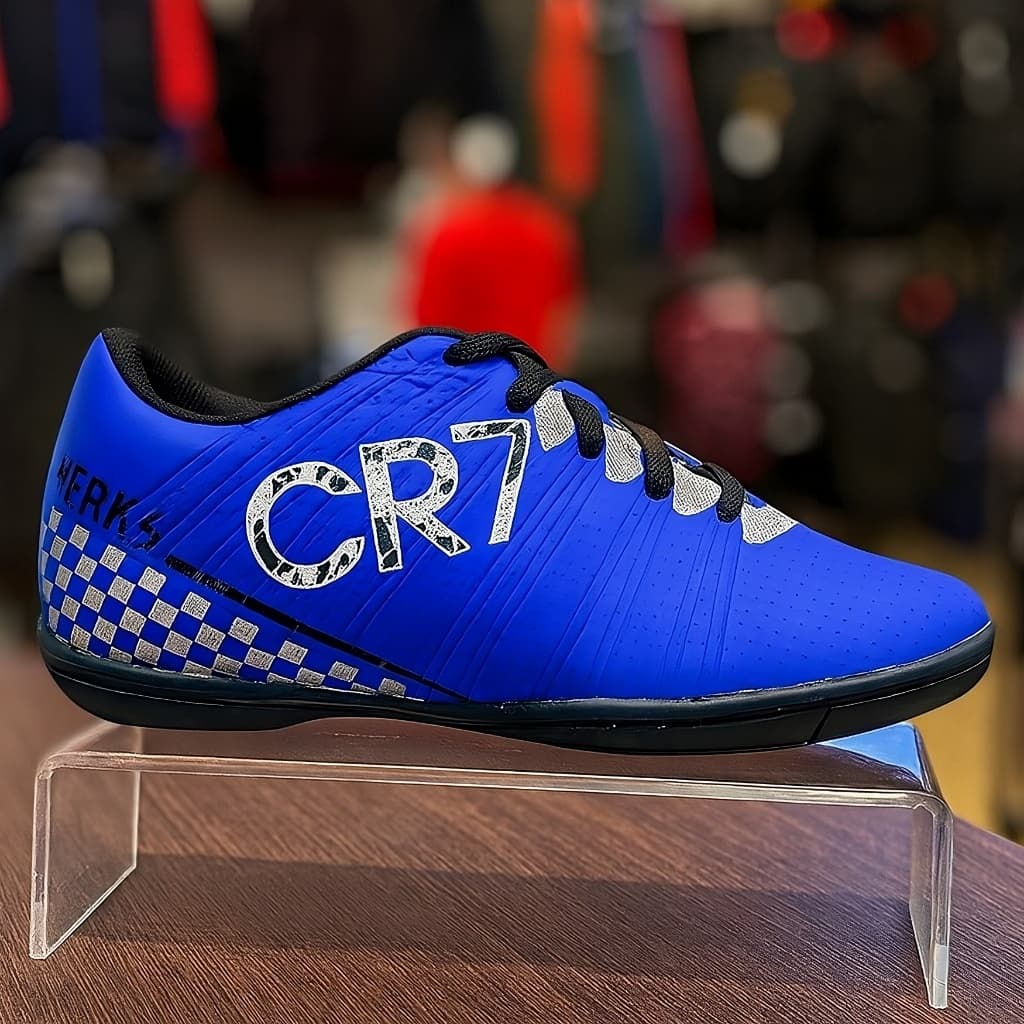 Chuteira Futsal Infantil Quadra Salao Tênis Futebol Cr Seven Copa Macia