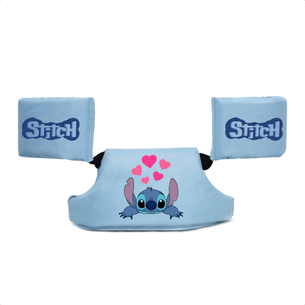 Boia Infantil Colete De Braço Stitch Piscina Praia Não fura 1 a 7 Anos