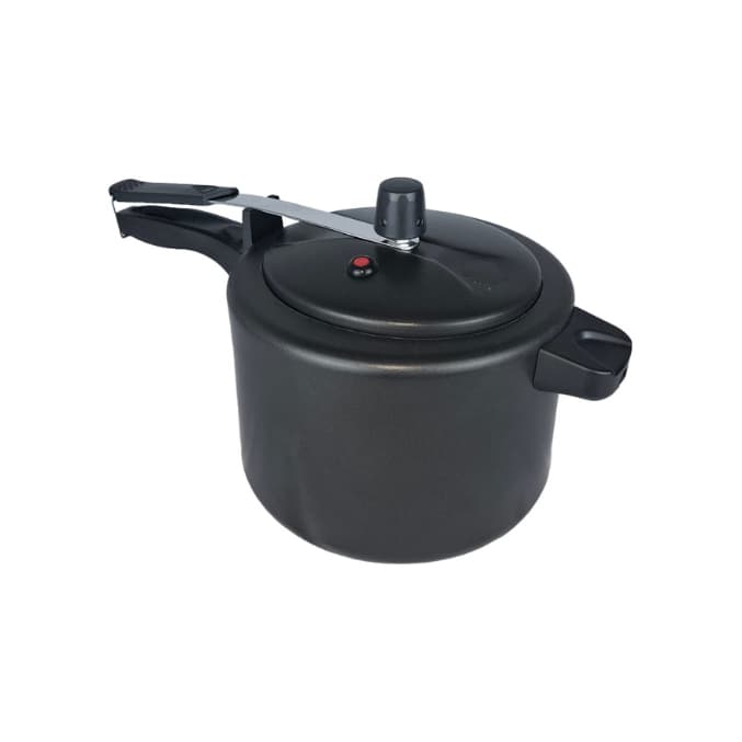 Panela Pressão - 4,5 litros - Antiaderente - Cores: Cereja e Preto - Média