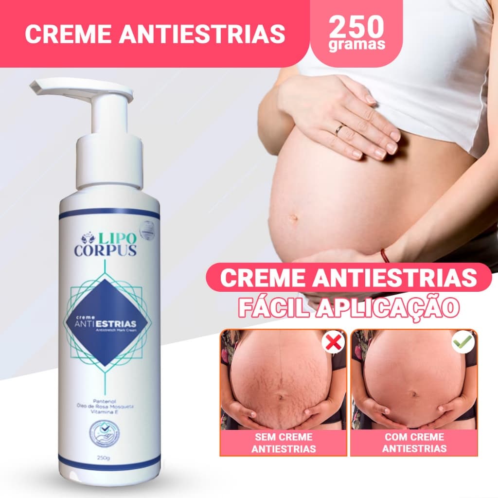 Creme AntiEstrias Removedor De Estrias Ação Poderosa | Qualidade Lipo Corpus - Original
