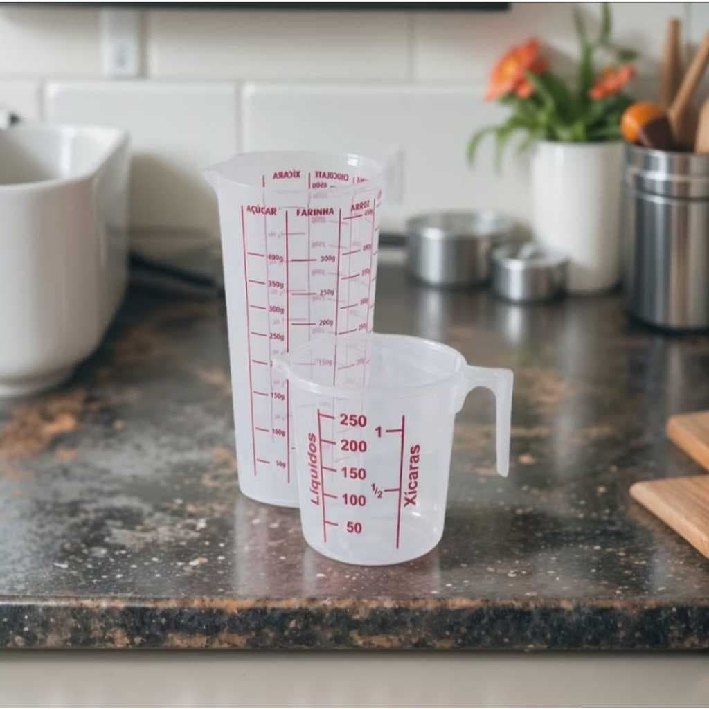 Copo Medidor +  jarra medidora  medidor de líquidos  medidor de cozinha utensílio cozinha acessório