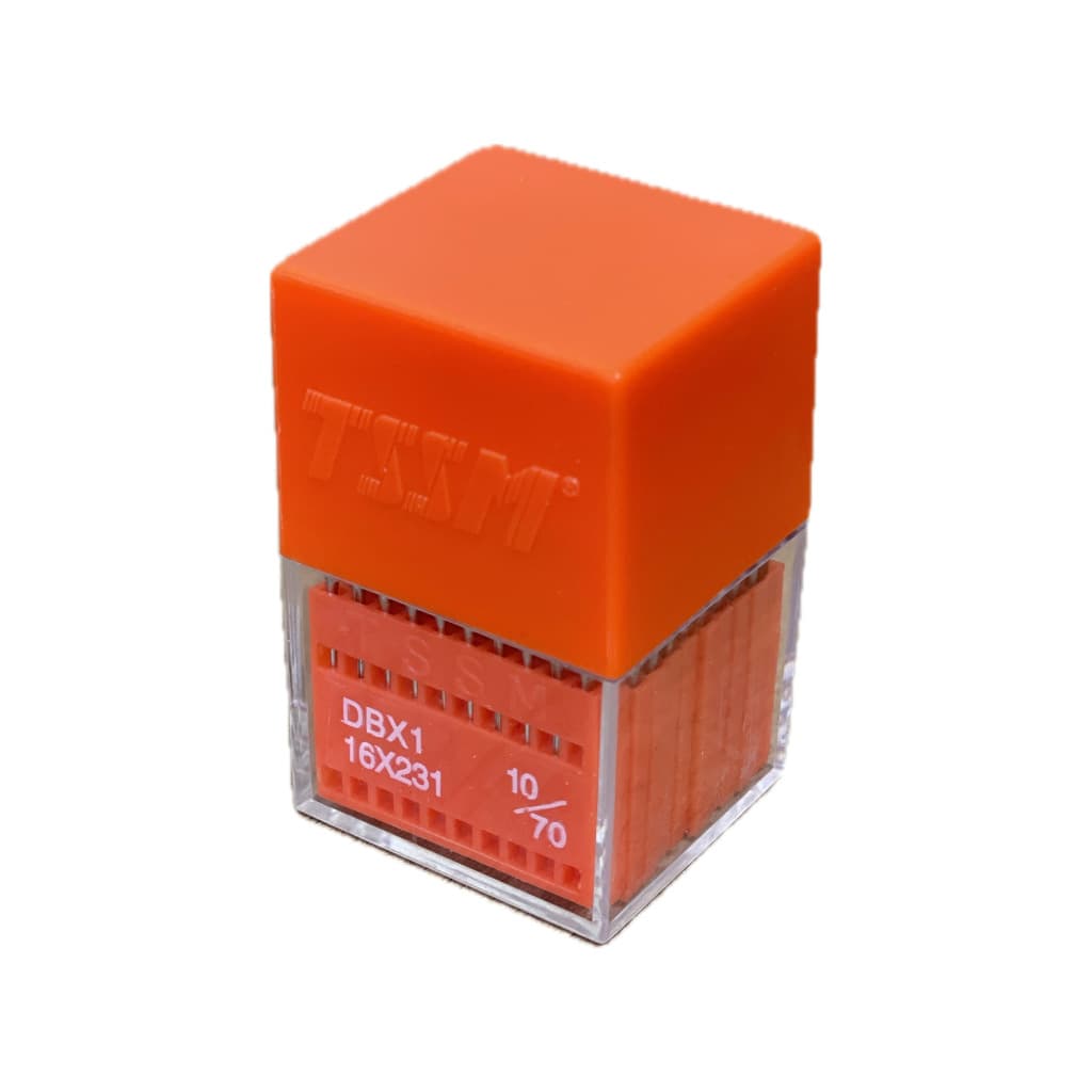 20 Agulhas DBX1 para Máquina de Costura Reta Industrial Cabo Fino