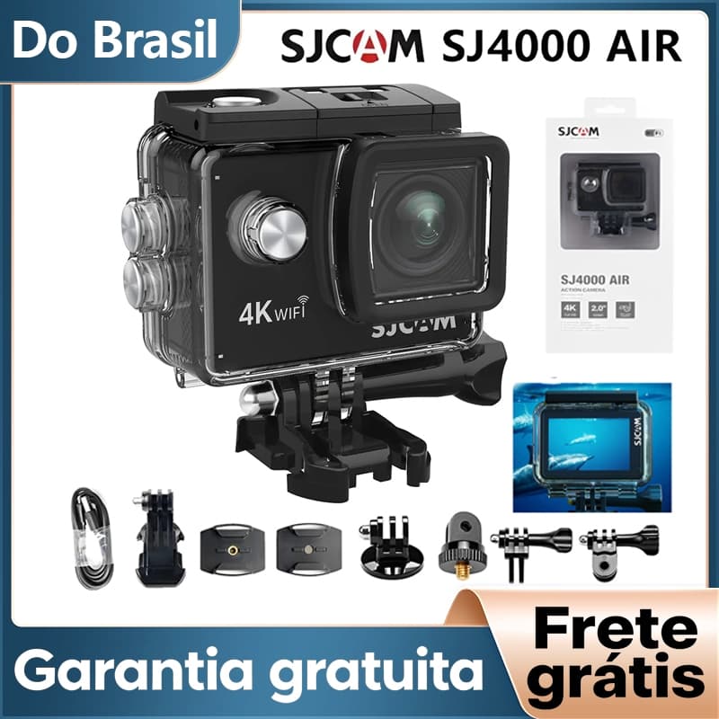 SJ4000 Air Wifi 4K Original SJCAM Câmera De Full Hd 4k Para À Prova D'água Pato Motos