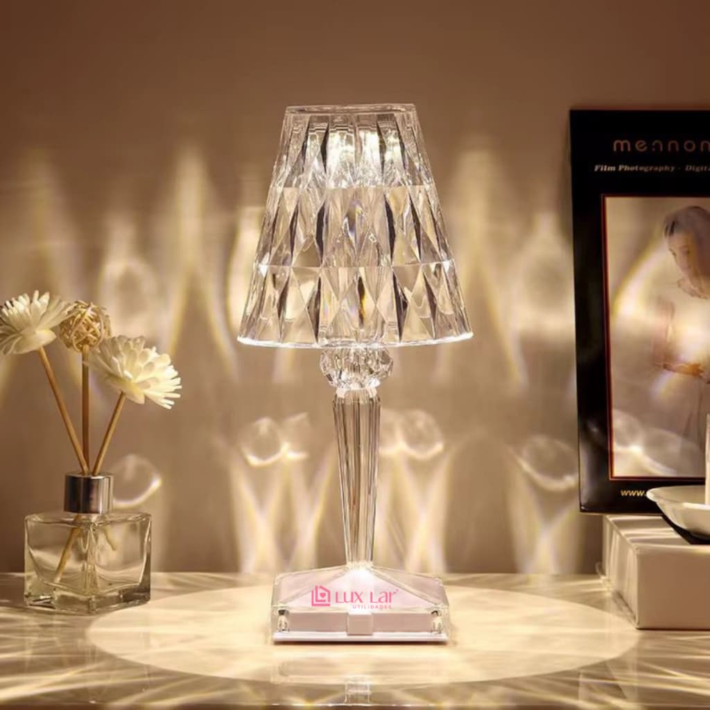 Luminária de Mesa para quarto sem fio recarregável Usb Abajur Led Decoração Quarto e Sala Portátil