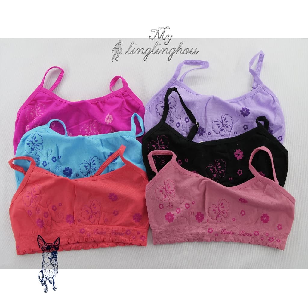 SUTIÃ TOP SEM BOJO COM ALÇA DE REGULAGEM INFANTIL///1084