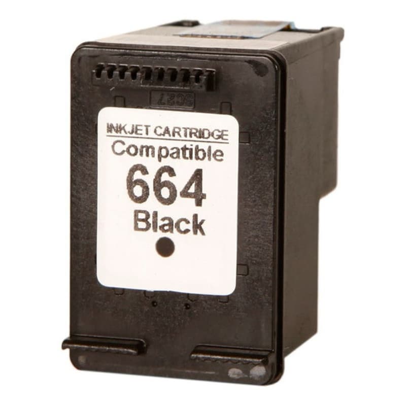 Cartucho De Tinta 664 Preto 6ml Compatível 2136 3636 4676 1115 3776