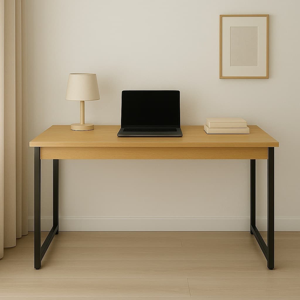 Mesa Escrivaninha Industrial 90x45cm Para Computador Notebook Escritório Home Office