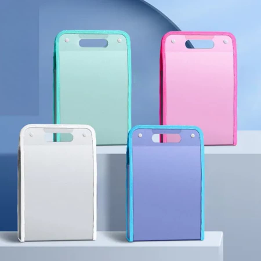 Pasta Organizadora de Documentos Pasta Arquivo Sanfonada Folhas A4 12 Divisórias