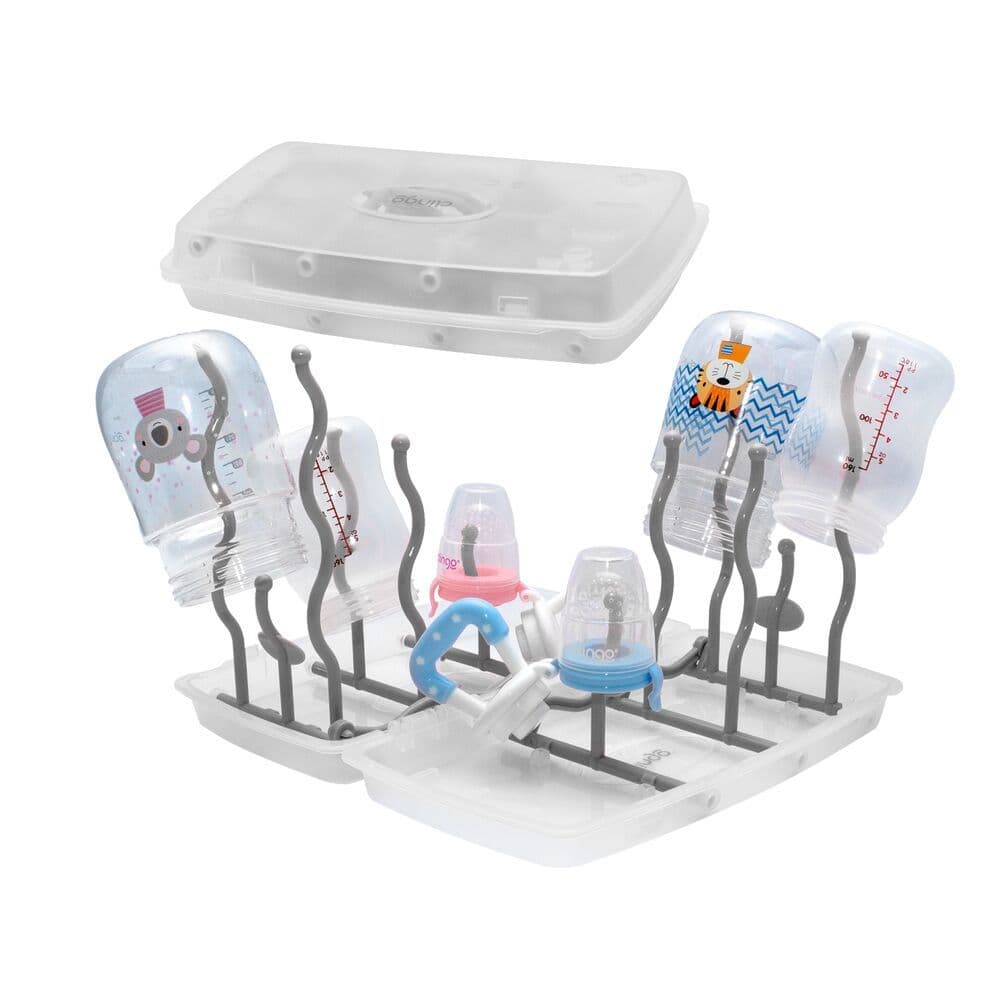 Escorredor de Mamadeiras  Clingo. Escorredor de acessórios de higiene para bebes.