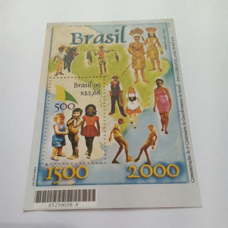 Filatelia - Selo postal - Comemorações do 5⁰ Centenário do Descobrimento do Brasil