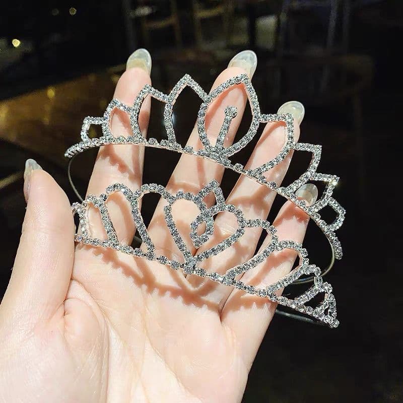 Coroa tiara para Cabelo/Com Strass / Coroa noiva casamento Baile Infantil / adulto