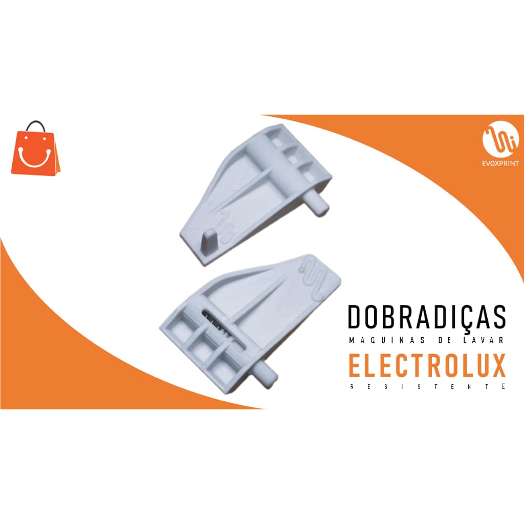 DOBRADICA TAMPA MOVEL - ELECTROLUX + PINO E MOLA