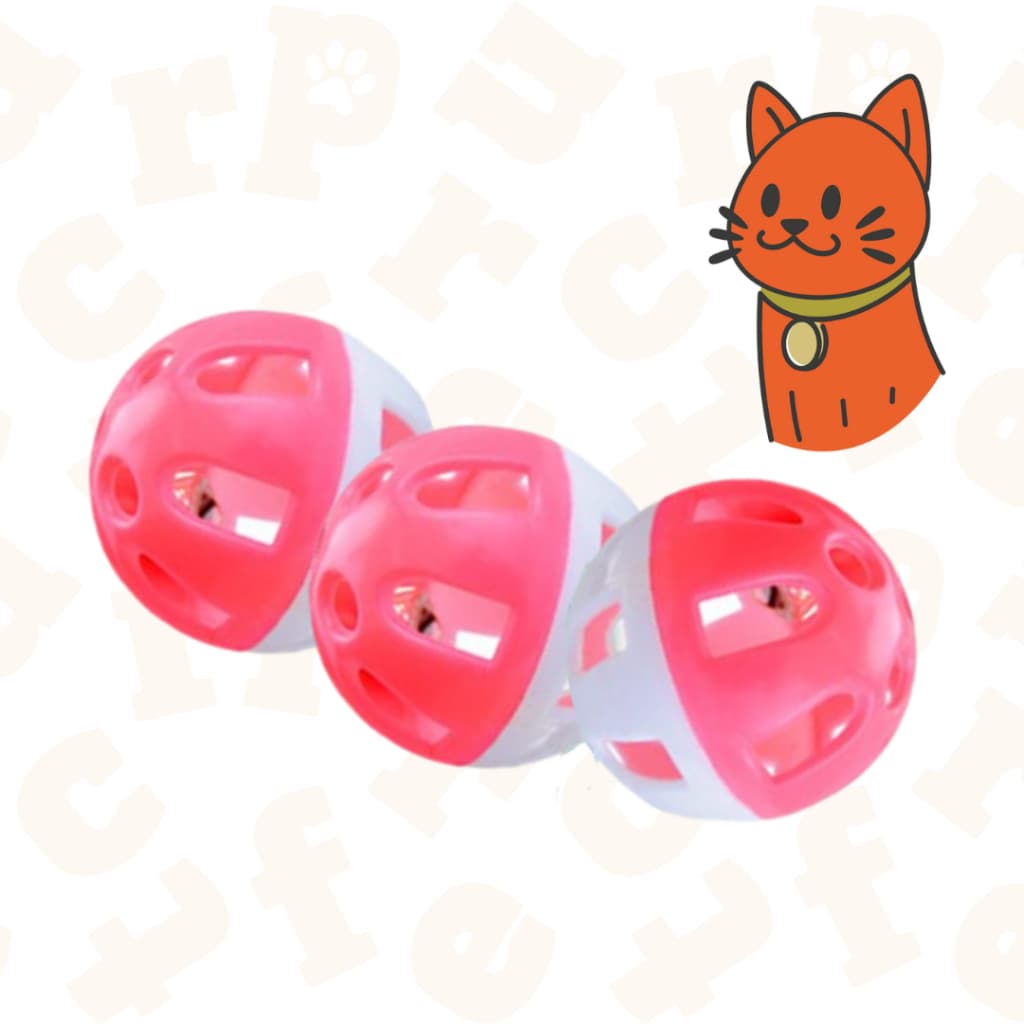 Brinquedo Mini Bolinha Interativa com Guizo - American Pets unidade