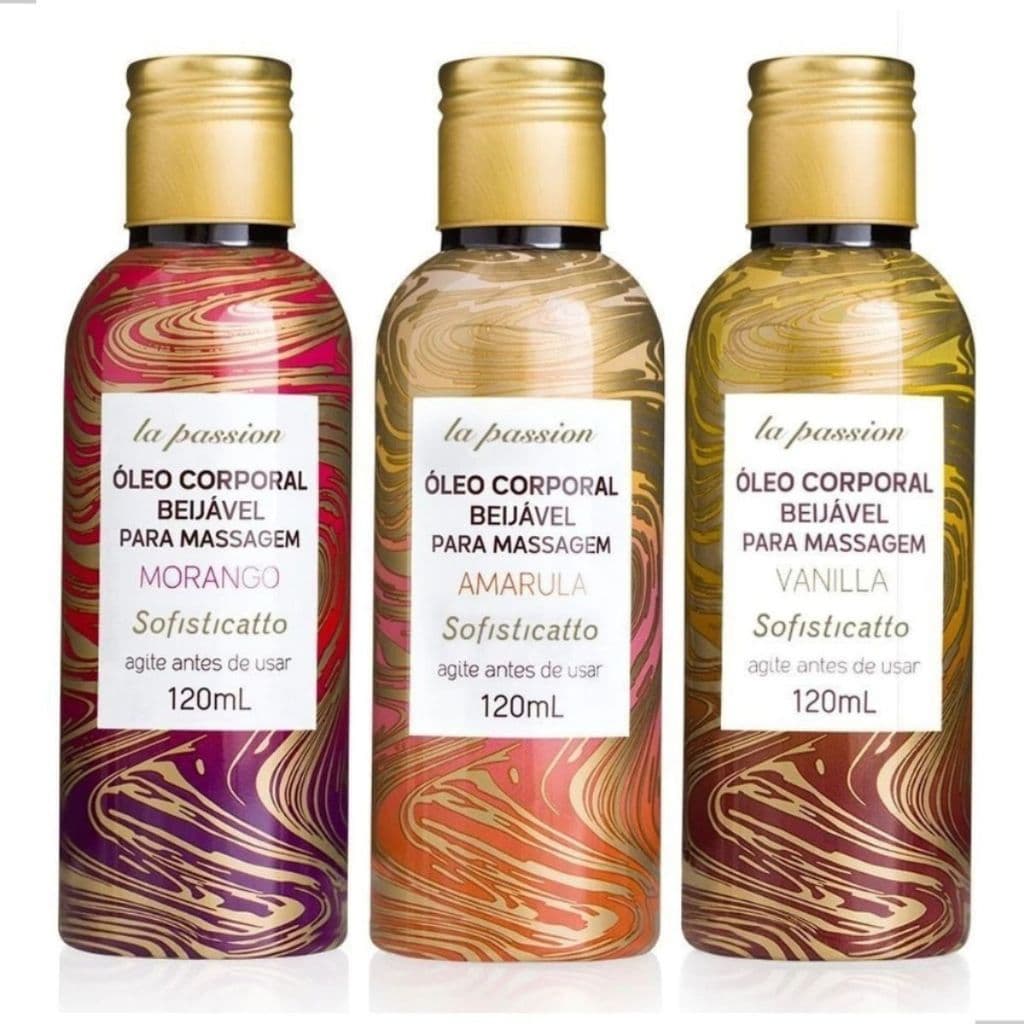 Óleo de Massagem Beijável La Passion 120mL Sofisticatto