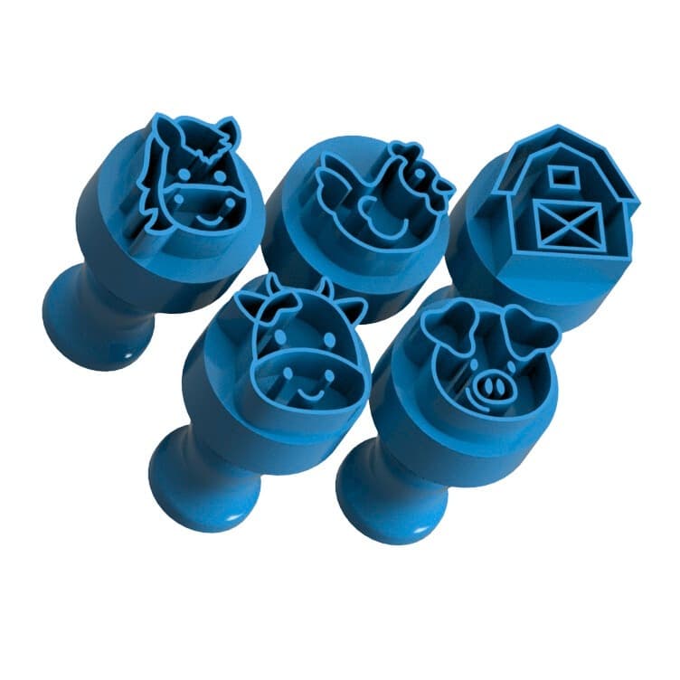 Carimbinhos Fazendinha para Brigadeiros e Docinhos – Confeitaria, Festa Infantil e Lembrancinhas