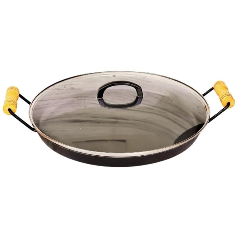 Tacho de Disco de Arado 50cm até às Alças de Madeira com Borda