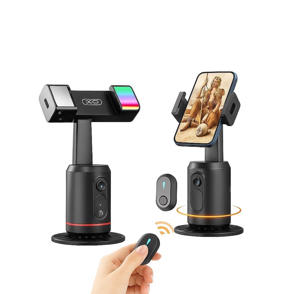 Estabilizador Gimbal Para Celular Com Rotação De 360° Ai Preto