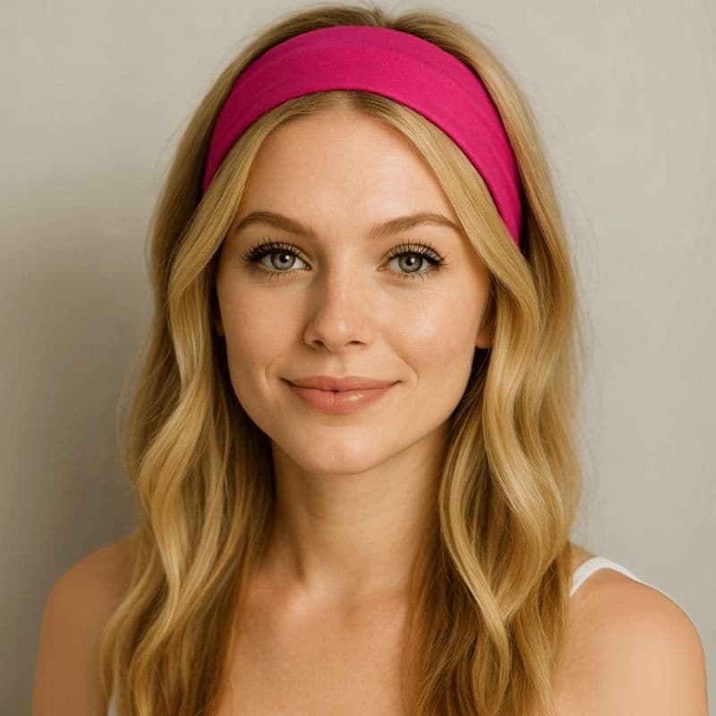 Faixa De Cabelo Feminino Confortável Elástica Esporte Tiara Academia Lazer Passeio Yoga Headband