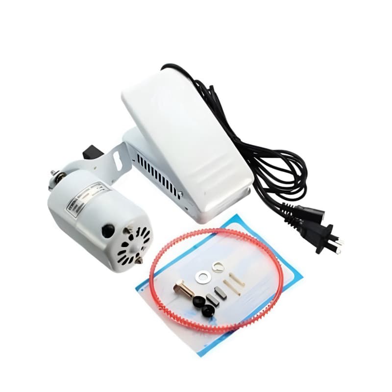 MOTOR MAQUINA DE COSTURA RETA E ZIG ZAG DOMESTICA BRANC0