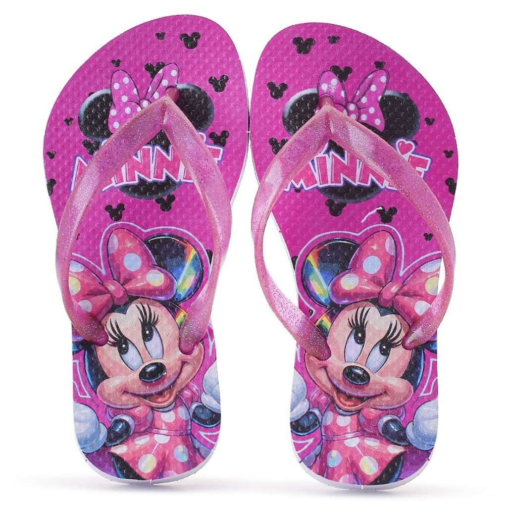 Chinelo Infantil Minnie Menina Super Confortável e Leve