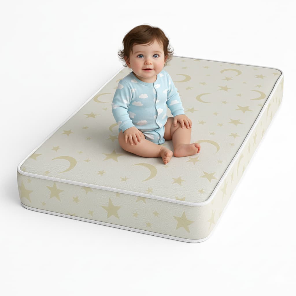 Colchão Infantil Mini Cama 150x70 EspumaD18 Antiácaro Antialérgico Antifungos ConfortávelCertificado