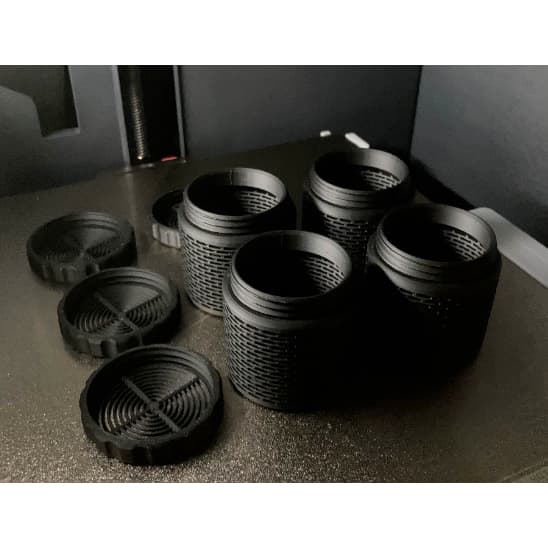 Recipiente para Gel de Sílica – Controle de Umidade | Impressão 3D / Armazenamento