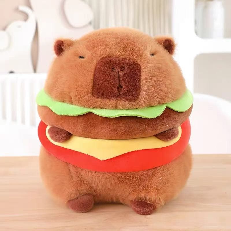 Brinquedo de Pelúcia Capivara Animal 20CM, 30CM, 40CM, Super Fofa e Macia Qualidade Premium