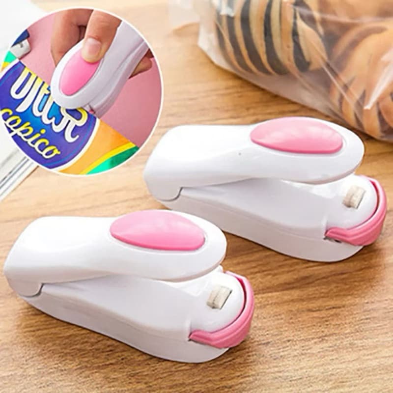 Mini Seladora Máquina De Plástico  Para Auxiliar Na Cozinha Veda Comidas E  Legumes-janeeimport