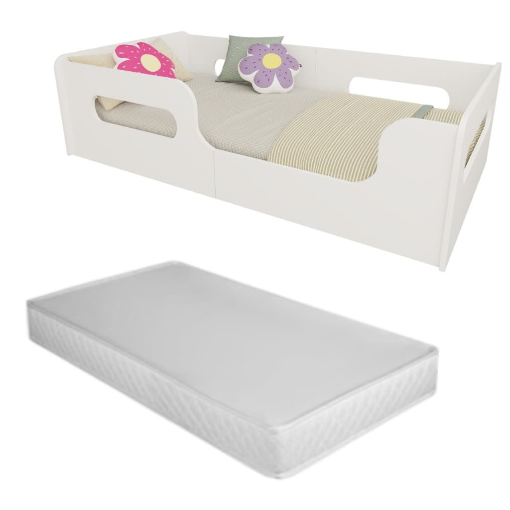 Cama Infantil Montessoriana com Colchão Para Quarto de Criança