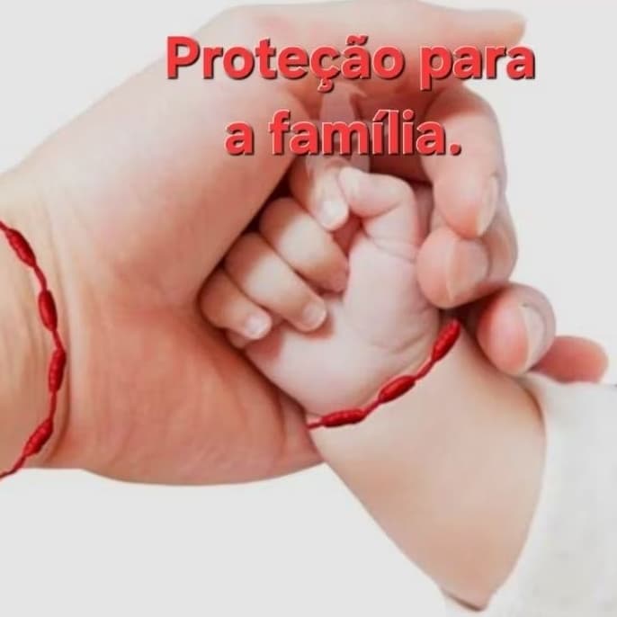 Kit 2 Pulseiras kabbalah 7 nós---  kit com 1 adulto 1 criança