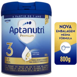 Danone Aptanutri Premium 3 leite em pó 800g 1 unidade