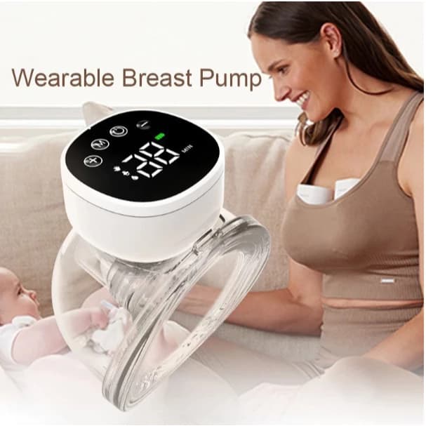 Bomba Elétrica de Leite Materno – Portátil, Silenciosa e Recarregável