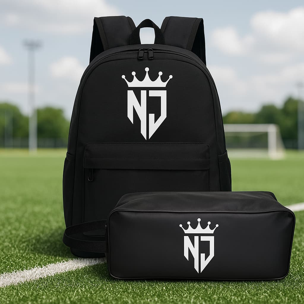 Kit Necessaire Porta Chuteira + Mochila Neymar Jr Futebol Academia Treino