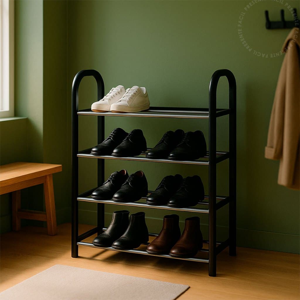 Sapateira 4 Andares Desmontável Organizador Para Sapatos Multiuso