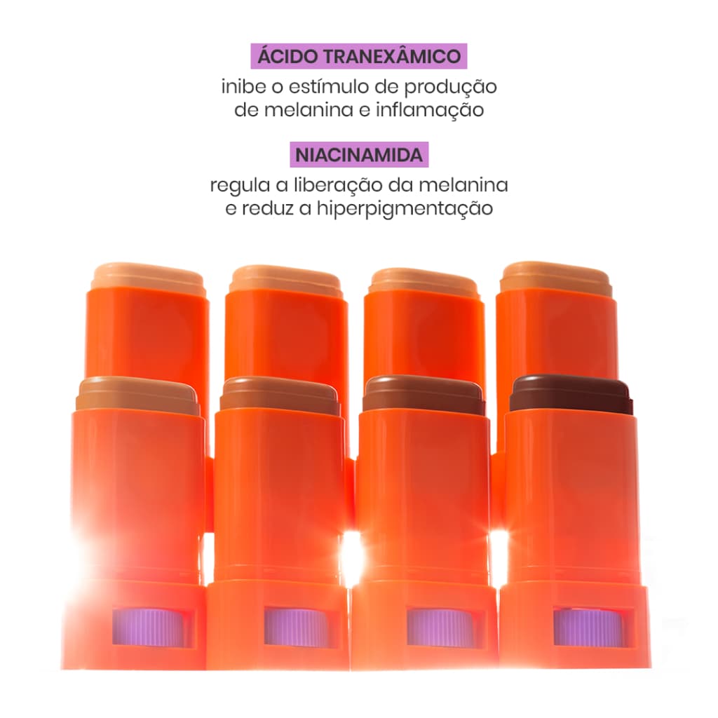 Sallve Protetor Solar Bastão Antimanchas FPS90 com cor 15g