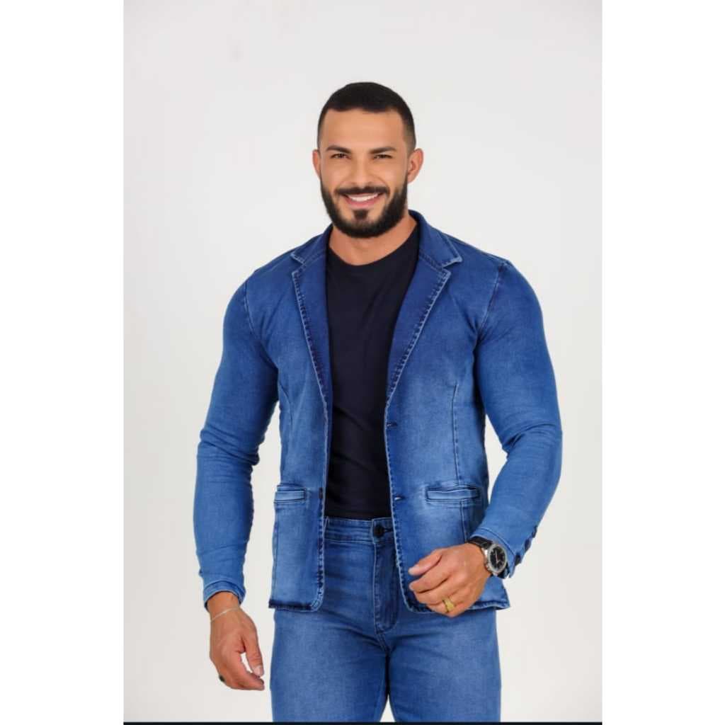 BLAZER JEANS  MASCULINO SLIM FIT