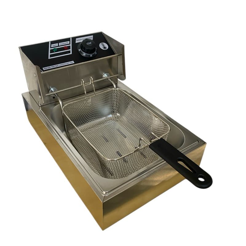 Fritadeira Elétrica C/ Tampa 7 Litros Profissional C/ Cabo de Proteção