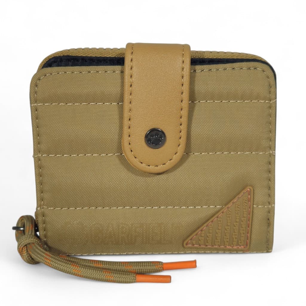 Carteira Pequena Garfield Porta Moedas 2 Divisórias Nylon Esportiva Oficial