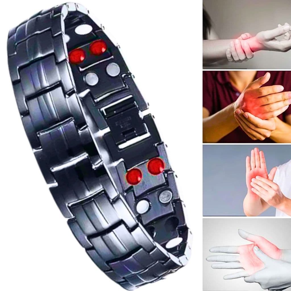 Pulseira Magnética com Estilo Esportivo - Ideal Para o Dia a Dia