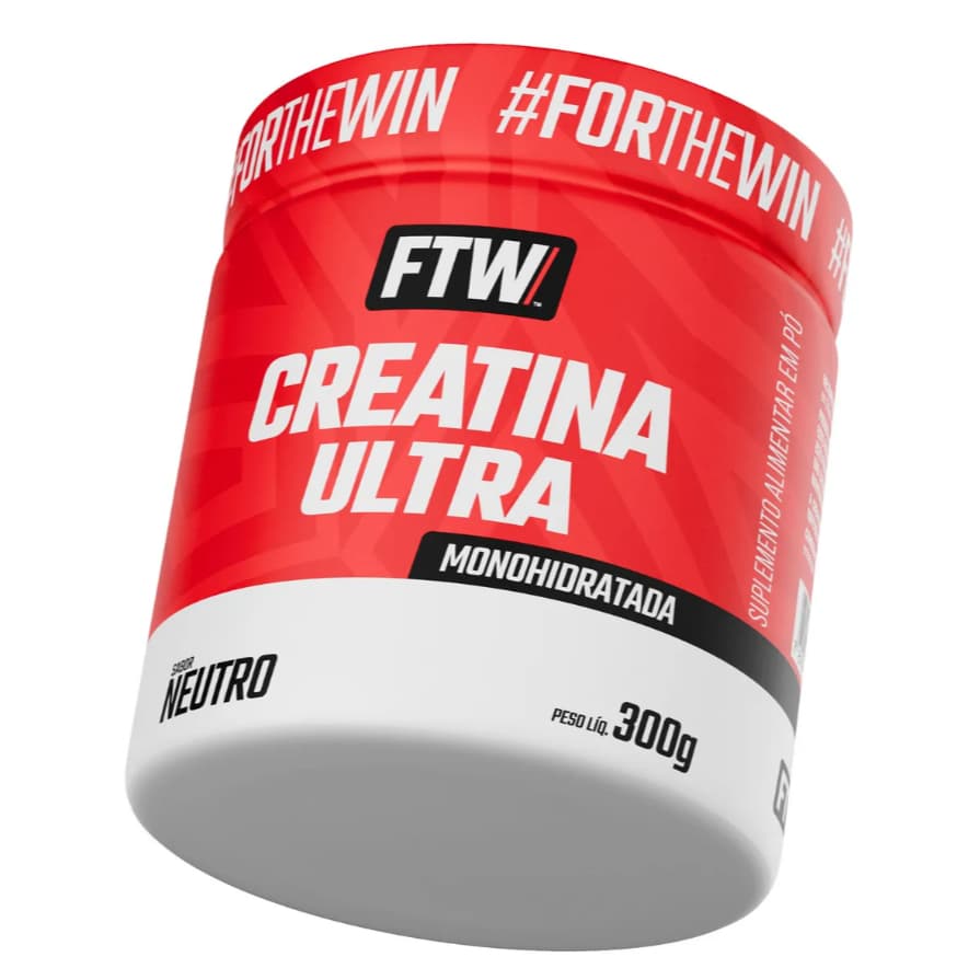 FTW Creatina Ultra Pote 300g - Energia, Força Muscular - Sabor Neutro