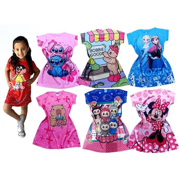 VESTIDO INFANTIL DE MENINA ENVIO IMEDIATO