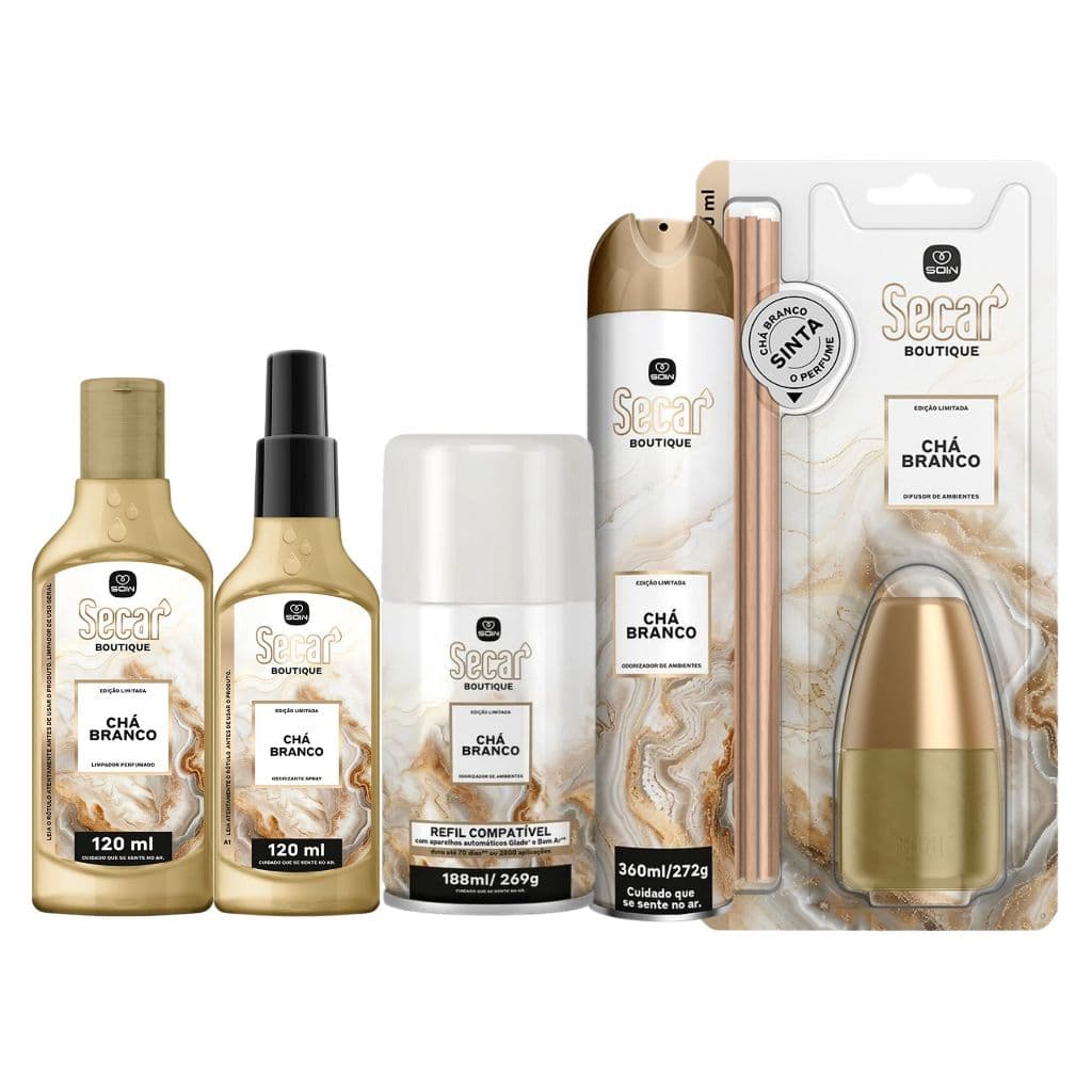 Kit Chá Branco - Secar