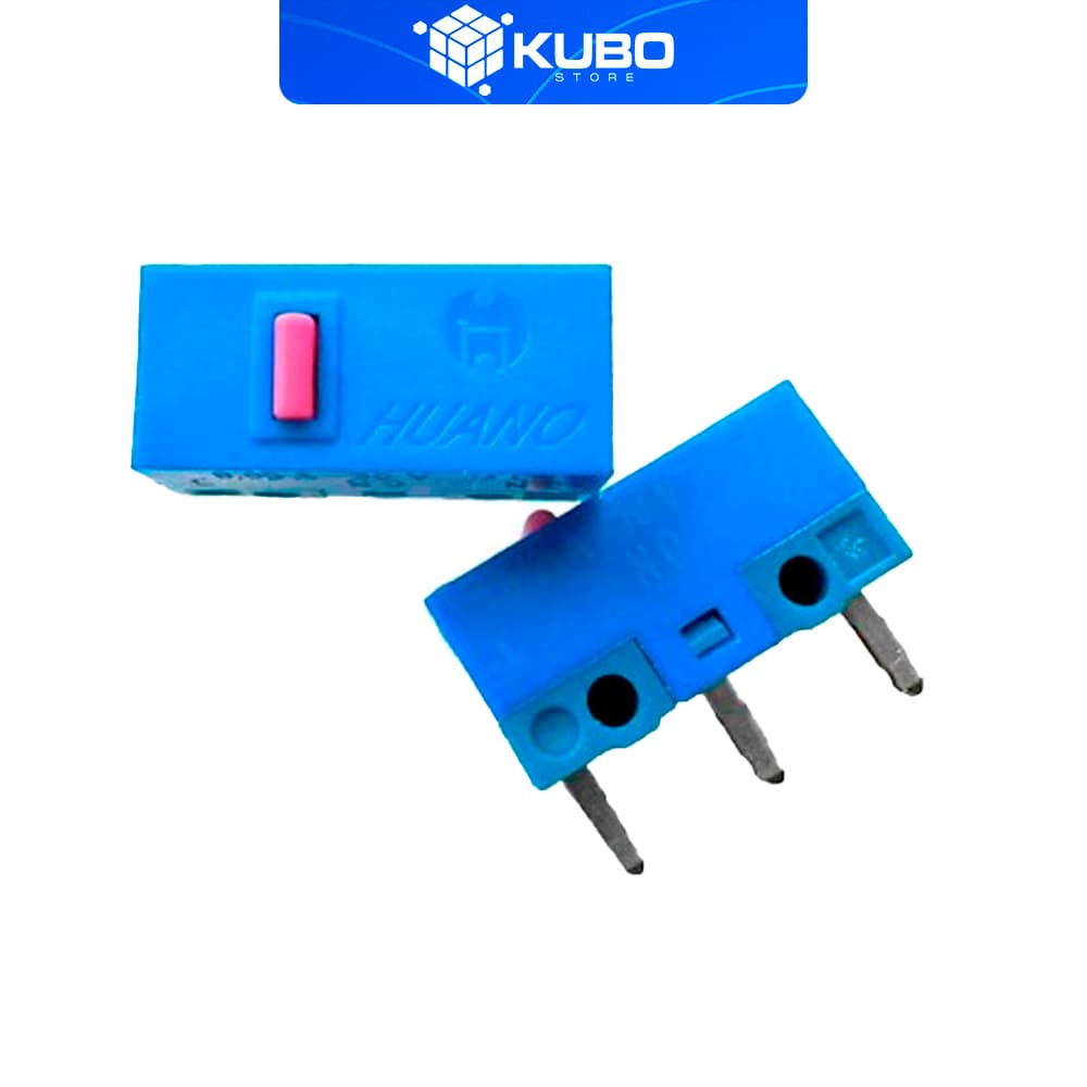 Mouse Micro Switch Huano Blue Shell Pink Dot