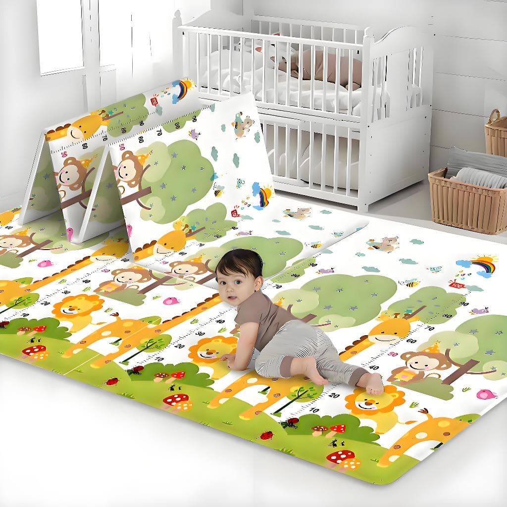 Tapete Infantil de Atividades Emborrachado Tatame Térmico para Bebê Engatinhar Gigante 200x1800x6mm