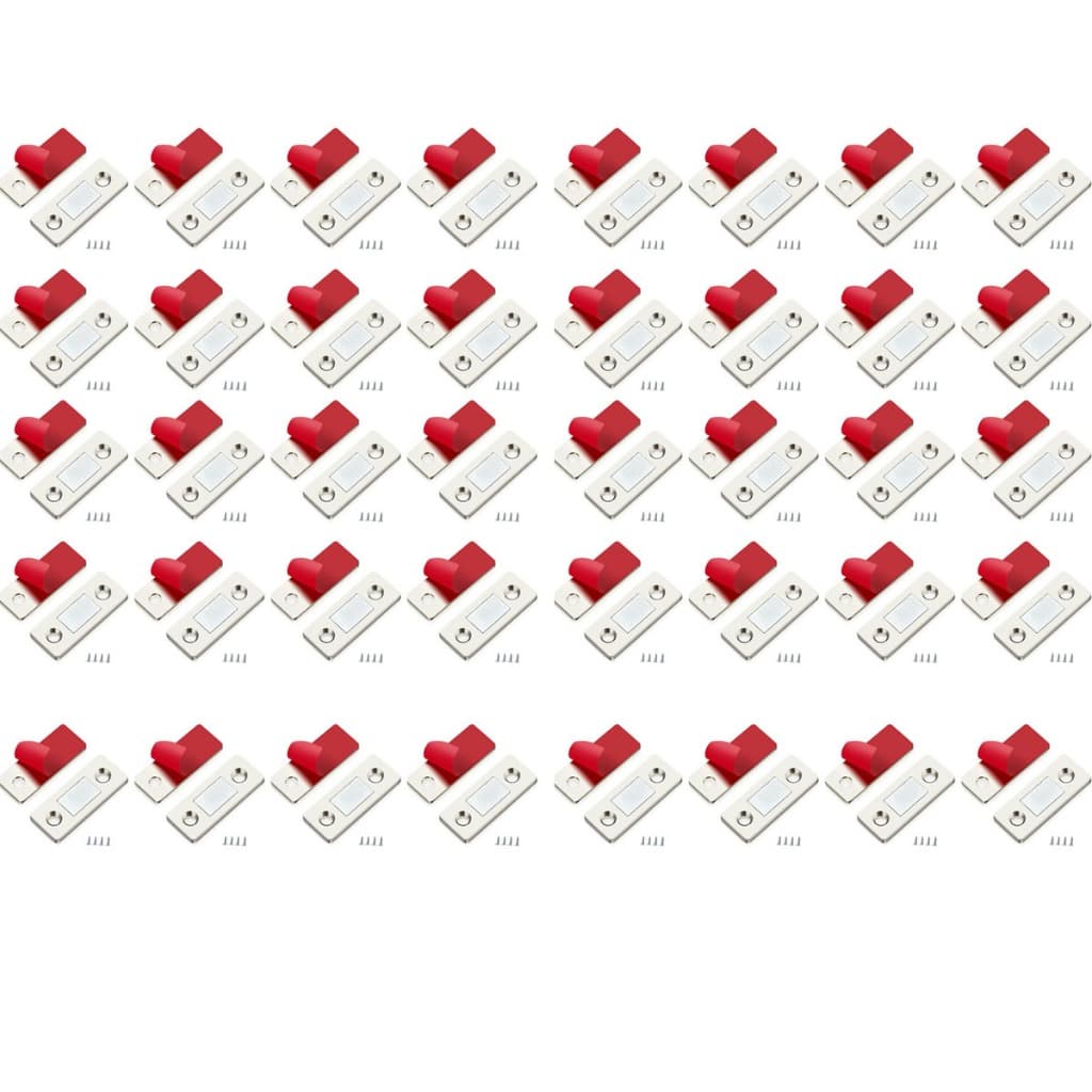 Kit 50 Peças Fecho Imã Porta Armário Magnético Ultra Forte